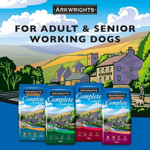 Arkwrights Complete Beef Dry Dog Food – 15kg